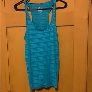 Blue small Nike dry fit tank top